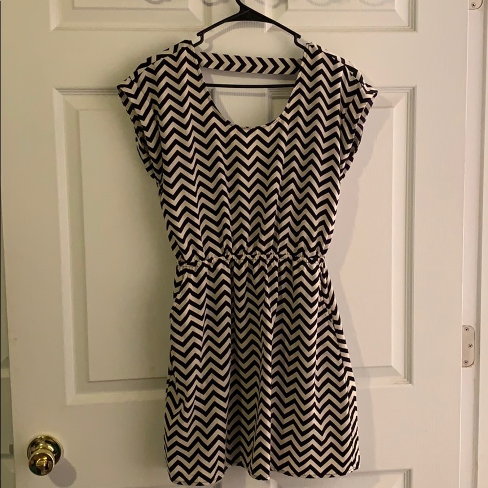 Boutique black and white dress